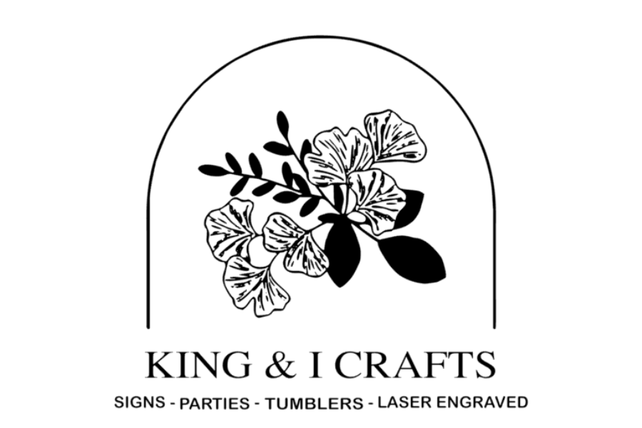 king & I crafts logo